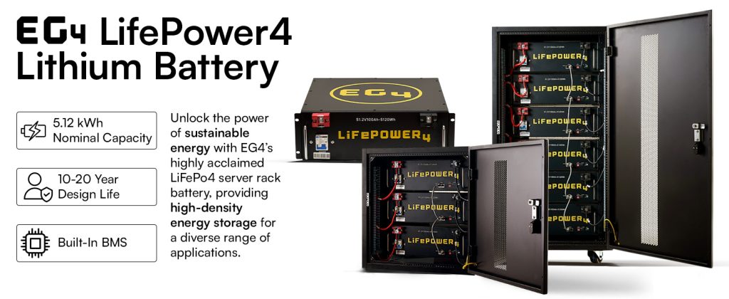 Off Grid Solar Battery EG4 LifePower4 48V