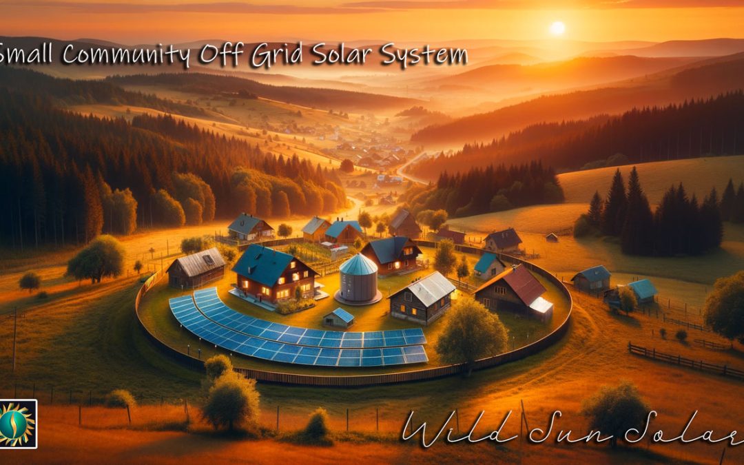 small-off-grid-community-solar-system
